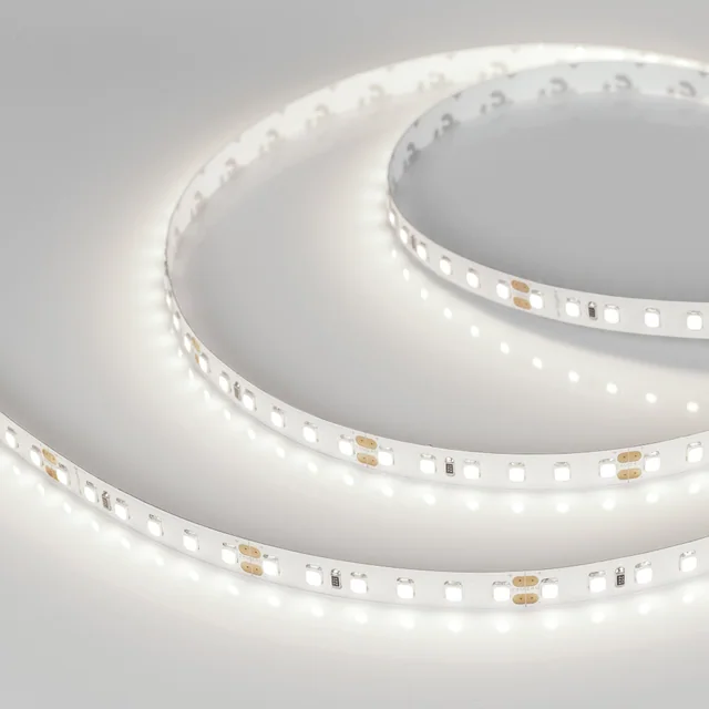 Лента RT-A120-8mm 24V Day5000 (14.4 W/m, IP20, 2835, 5m) (Arlight, Открытый), артикул 028283(2)