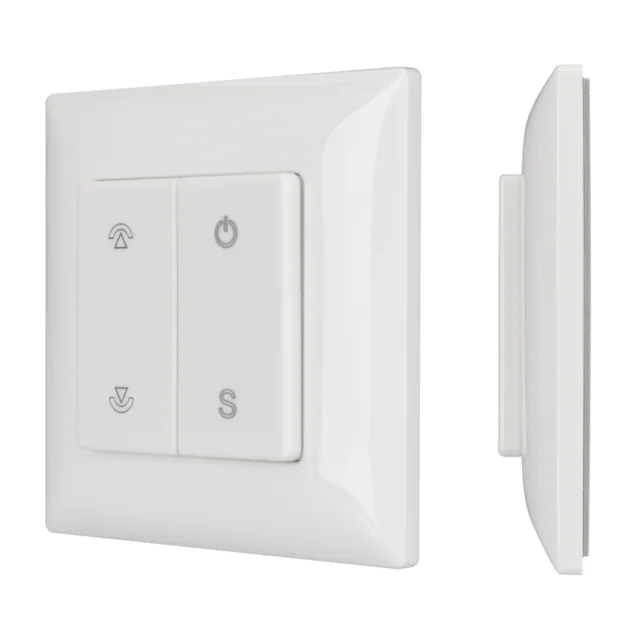 Панель SMART-P46-DIM-P-SUF (3V, 1 зона, Knob, 2.4G) (Arlight, Пластик), артикул 028300