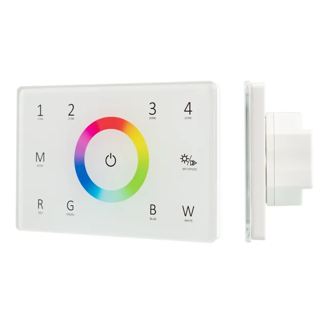 Панель Sens SMART-P85-RGBW White (230V, 4 зоны, 2.4G) (Arlight, IP20 Пластик, 5 лет), артикул 028404