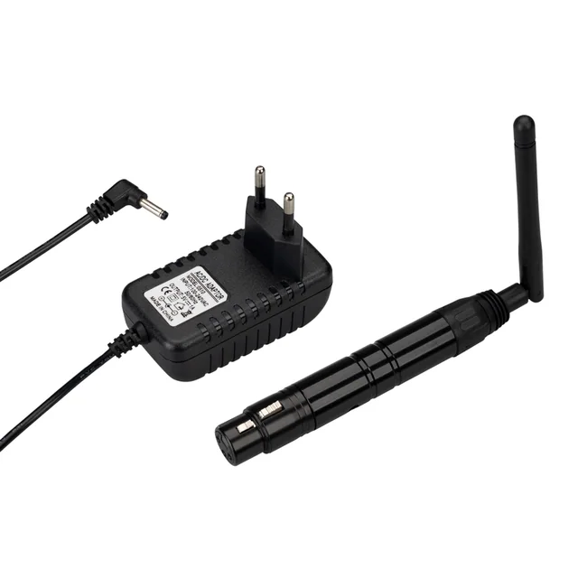 Усилитель SMART-DMX-Receiver Black (5V, XLR3 Male, 2.4G) (Arlight, IP20 Металл, 5 лет), артикул 028417