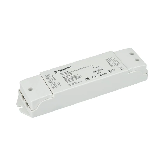 INTELLIGENT ARLIGHT Диммер SMART-DALI2-301-72-ADDR-DIM-PS-SUF (12-48V, 1x15A) (IARL, IP20 Пластик, 5 лет), артикул 028420(1)