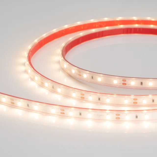 Лента герметичная RTW-PS-A60-10mm 12V Warm2700 (4.8 W/m, IP67, 2835, 5m) (Arlight, 4.8 Вт/м, IP67), артикул 028506(2)
