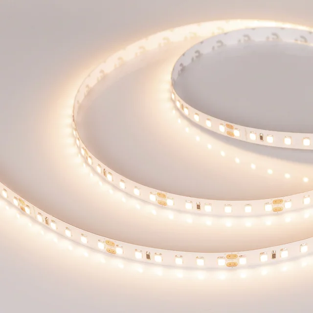 Лента RT-A120-8mm 24V Warm3500 (14.4 W/m, IP20, 2835, 5m) (Arlight, Открытый), артикул 028521(2)