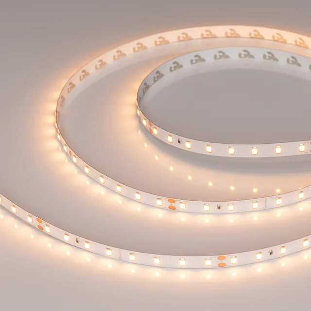 Лента RT-A80-8mm 24V Warm2400 (6 W/m, IP20, 2835, 5m) (Arlight, высок.эфф.150 лм/Вт), артикул 028526(2)