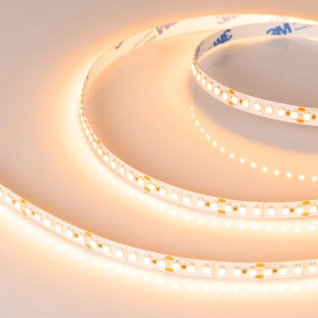 Лента RT-A180-8mm 24V Warm2400 (14.4 W/m, IP20, 3528, 5m) (Arlight, Открытый), артикул 028577(2)