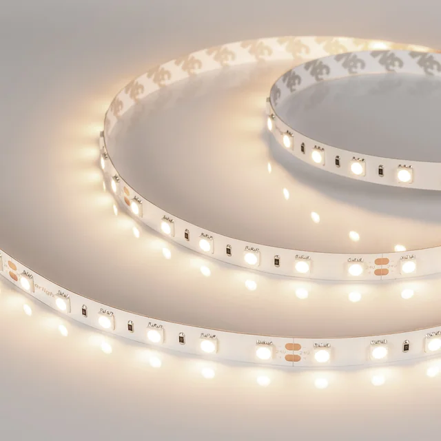 Лента RT-B60-10mm 24V Warm3000 (14.4 W/m, IP20, 5m) (Arlight, Открытый), артикул 028589(3)