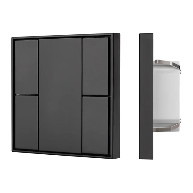 INTELLIGENT ARLIGHT Панель KNX-223-4-BLACK (BUS) (IARL, IP20 Пластик, 3 года), артикул 028758