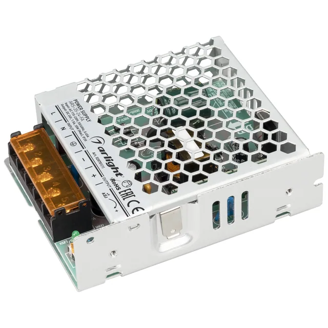 Блок питания ARS-35-24-FA (24V, 1.5A, 35W) (Arlight, IP20 Сетка, 3 года), артикул 028781(1)