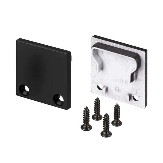 Заглушка SL-LINE-2011M SQUARE BLACK глухая (Arlight, Пластик), артикул 029180