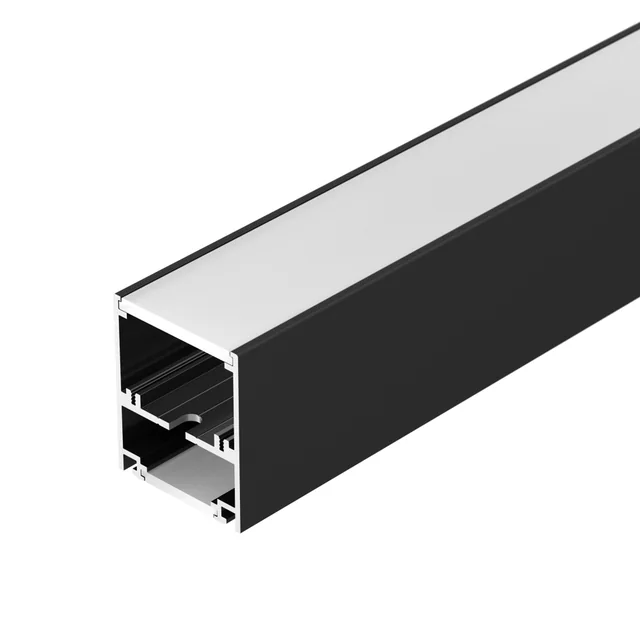 Профиль SL-ARC-5060-LINE-2500 BLACK (Arlight, Алюминий), артикул 029266