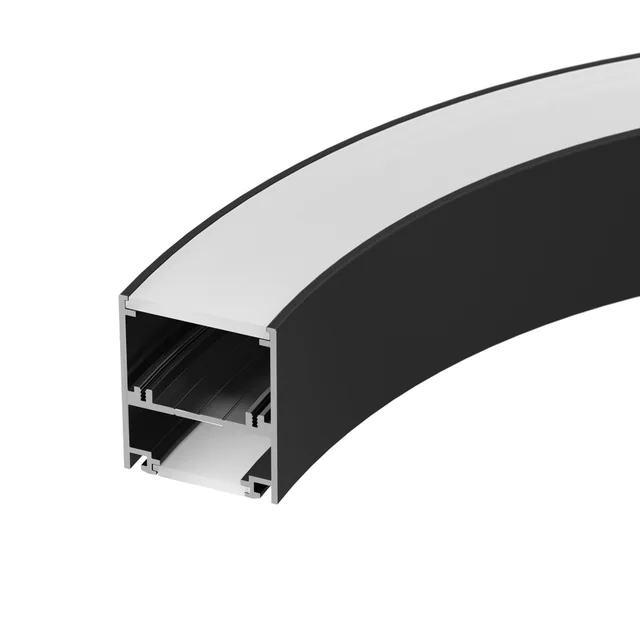 Профиль SL-ARC-5060-D1500-A90 BLACK (дуга 1 из 4) (Arlight, Алюминий), артикул 029270