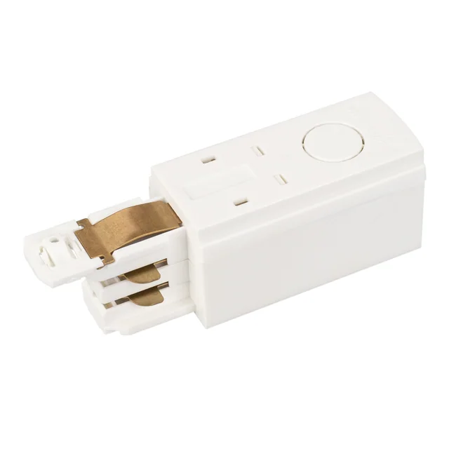 Коннектор питания LGD-4TR-CON-POWER-R-WH (D) (Arlight, IP20 Пластик, 3 года), артикул 029293