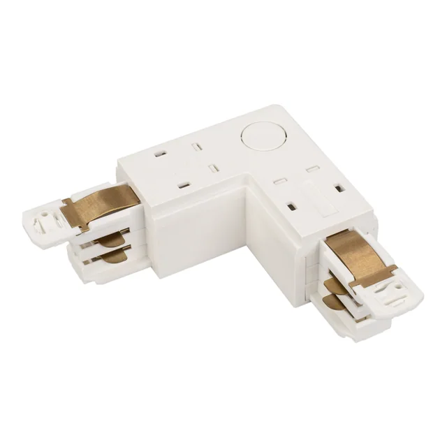 Коннектор угловой LGD-4TR-CON-L-EXT-WH (D) (Arlight, IP20 Пластик, 3 года), артикул 029299