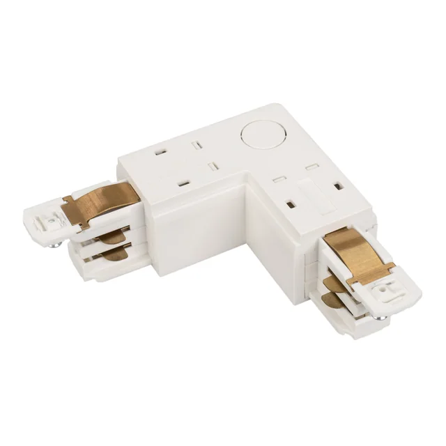 Коннектор угловой LGD-4TR-CON-L-INT-WH (D) (Arlight, IP20 Пластик, 3 года), артикул 029300