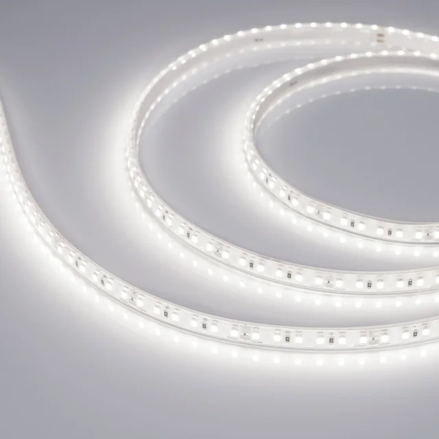 Лента герметичная RTW-PU-A120-10.5mm 24V Day4500 (16.8 W/m, IP68, Wire 2m, 5m) (Arlight, -), артикул 029514(3)