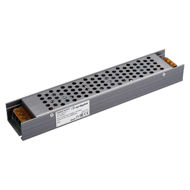 Блок питания ARS-200-24-L (24V, 8.3A, 200W) (Arlight, IP20 Сетка, 3 года), артикул 029539(1)