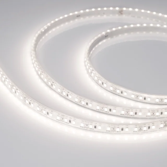 Лента герметичная RTW-PU-A120-10.5mm 12V Day4000 (16.8 W/m, IP68, Wire 2m, 5m) (Arlight, -), артикул 029597(3)