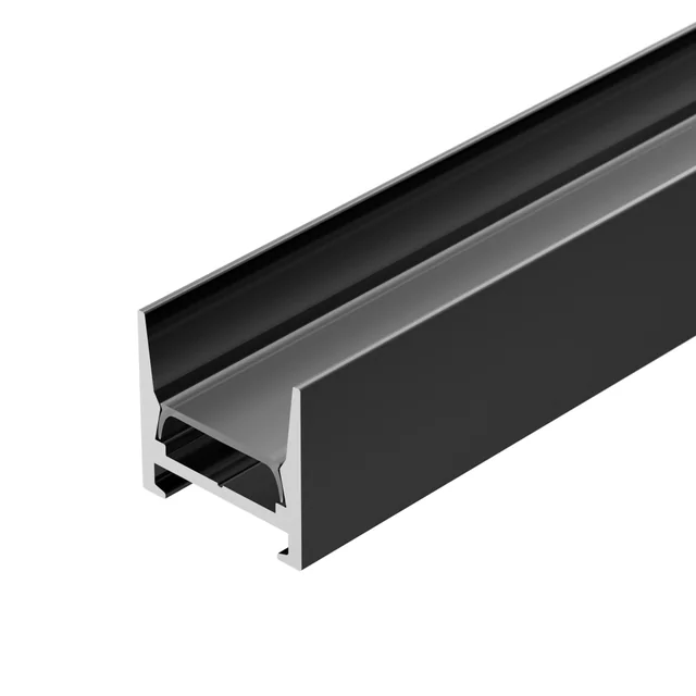 Профиль MIC-H-COMFY-2000 ANOD BLACK (Arlight, Алюминий), артикул 029847