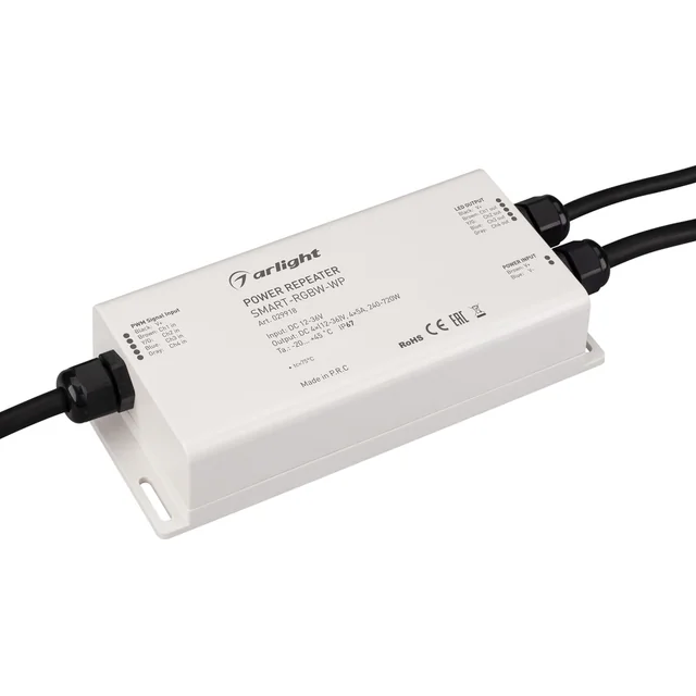 Усилитель SMART-RGBW-WP (12-36V, 4x5A) (Arlight, IP67 Пластик, 5 лет), артикул 029918