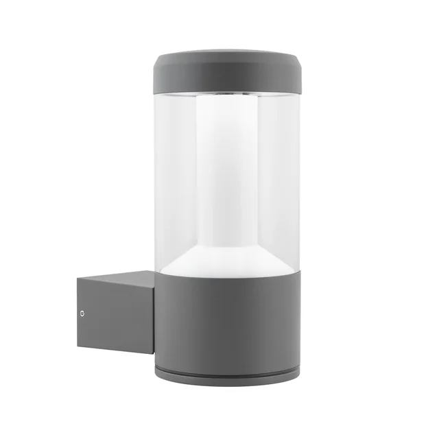 Светильник LGD-STEM-WALL-10W Warm3000 (GR, 185 deg, 230V) (Arlight, IP65 Металл, 3 года), артикул 029985