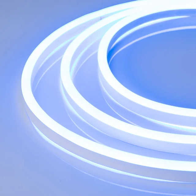 Гибкий неон ARL-NEON-1608BH-SIDE 24V Blue (Arlight, 6 Вт/м, IP65), артикул 030877