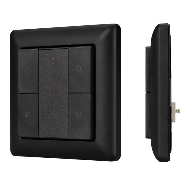 INTELLIGENT ARLIGHT Панель DALI-223-1G-2S-IN-BLACK (BUS) (IARL, -), артикул 031100