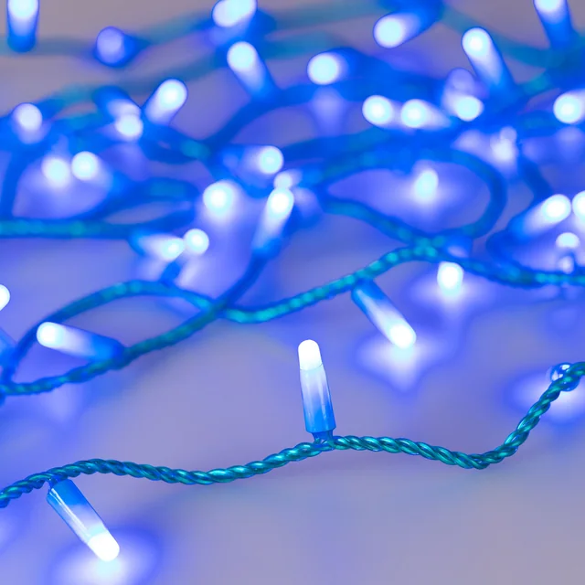 Светодиодная гирлянда ARD-STRING-CLASSIC-10000-BLUE-100LED-MILK-STD Blue (230V, 7W) (Ardecoled, IP65, 1 год), артикул 031198