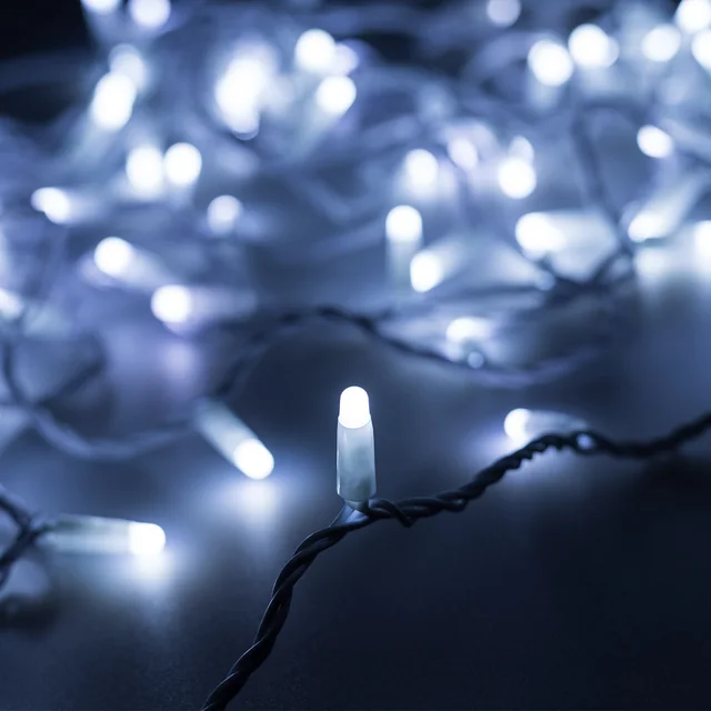 Светодиодная гирлянда ARD-STRING-CLASSIC-10000-WHITE-100LED-MILK-FLASH White (230V, 7W) (Ardecoled, IP65, 1 год), артикул 031203