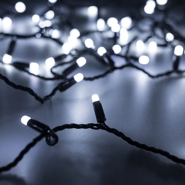 Светодиодная гирлянда ARD-STRING-CLASSIC-10000-BLACK-100LED-MILK-STD White (230V, 7W) (Ardecoled, IP65, 1 год), артикул 031206