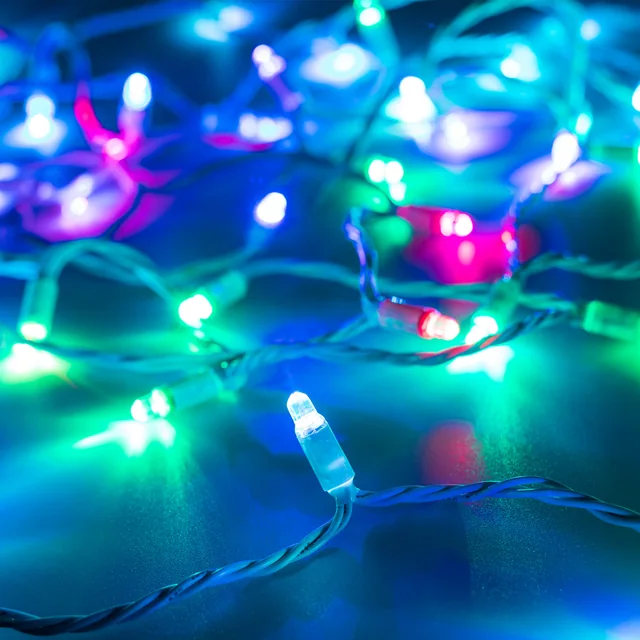 Светодиодная гирлянда ARD-STRING-CLASSIC-15000-WHITE-100LED-LIVE RGB-SPI (12V, 53W) (Ardecoled, IP65, 1 год), артикул 031524