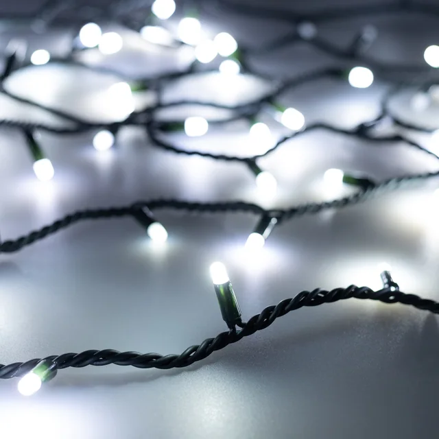 Светодиодная гирлянда ARD-STRING-PRO-1000-GREEN-100LED-MILK-PULSE White (230V, 7W) (Ardecoled, IP65, 2 года), артикул 031664