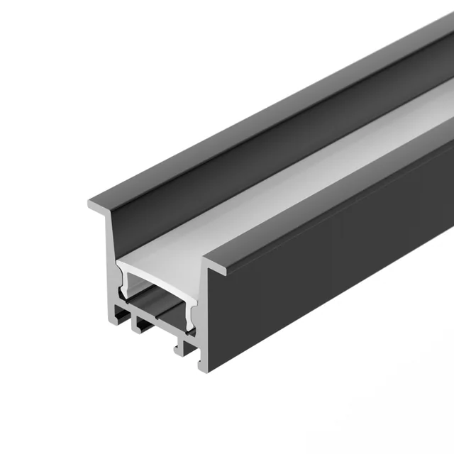Профиль SL-COMFORT-2316-F-2000 ANOD BLACK (Arlight, Алюминий), артикул 031769