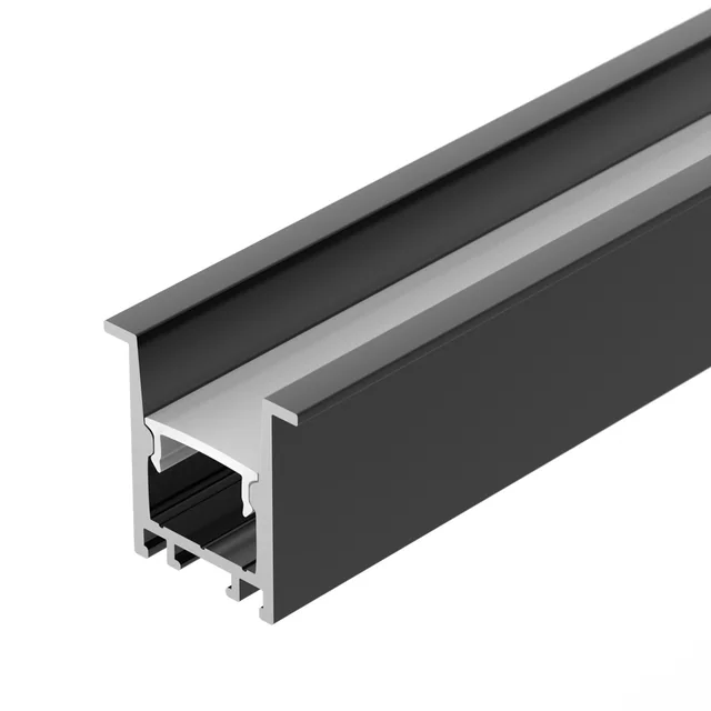 Профиль SL-COMFORT-2322-F-2000 ANOD BLACK (Arlight, Алюминий), артикул 031771