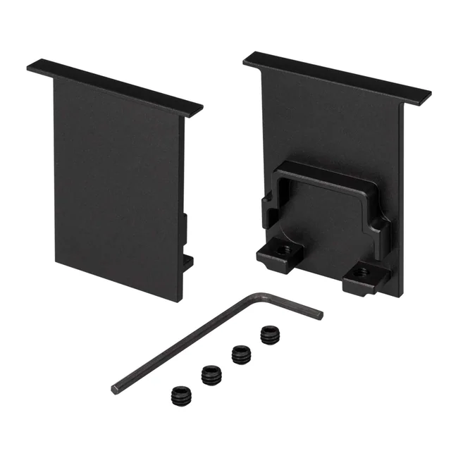 Заглушка SL-COMFORT-3551-F BLACK глухая (Arlight, Металл), артикул 031787