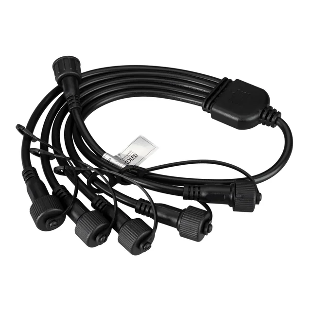 Коннектор питания ARD-CLASSIC-SYNC-RGB Black (230V, 5 ports) (Ardecoled, Закрытый), артикул 031791