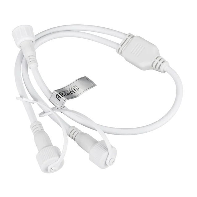 Коннектор питания ARD-CLASSIC-SYNC-RGB White (230V, 2 ports) (Ardecoled, Закрытый), артикул 031803