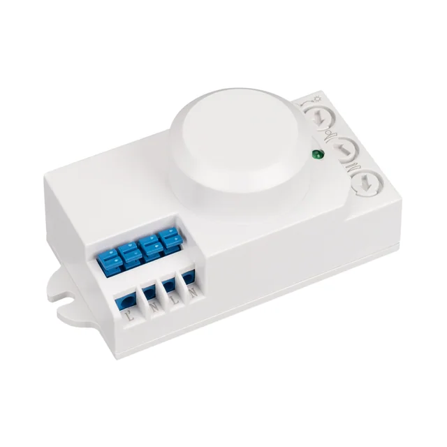 Датчик движения PRIME-MW-SURFACE-S90x41-300W (230V, 2.6A, MULTI, IP20) (Arlight, IP20 Пластик, 2 года), артикул 031846