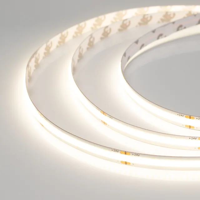 Лента COB-X378-8mm 24V Day4000 (11 W/m, IP20, 5m) (Arlight, -), артикул 031884(3)