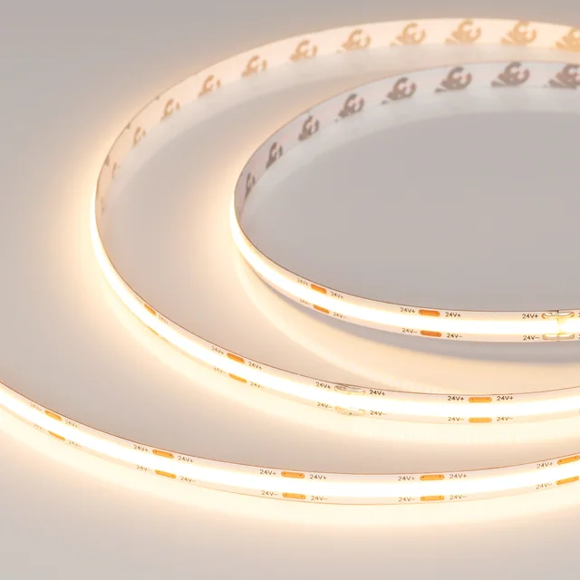 Лента герметичная COB-NANO-X544-8mm 24V Warm2700 (11.5 W/m, IP65, CSP, 5m) (Arlight, -), артикул 031903(2)