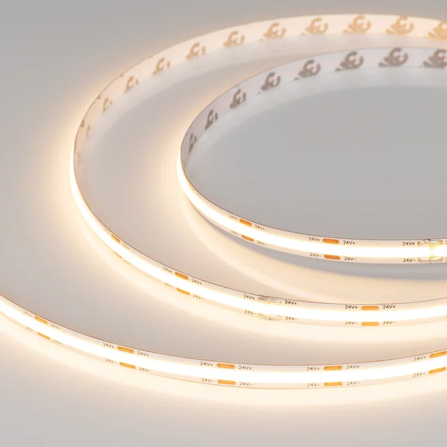 Лента герметичная COB-NANO-X544-8mm 24V Warm3000 (11.5 W/m, IP65, CSP, 5m) (Arlight, -), артикул 031904(2)