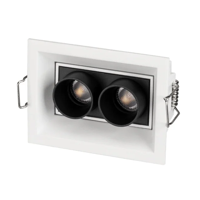 Светильник MS-ORIENT-BUILT-TURN-TC-S67x90-5W Warm3000 (WH-BK, 30 deg, 230V) (Arlight, IP20 Металл, 5 лет), артикул 031928