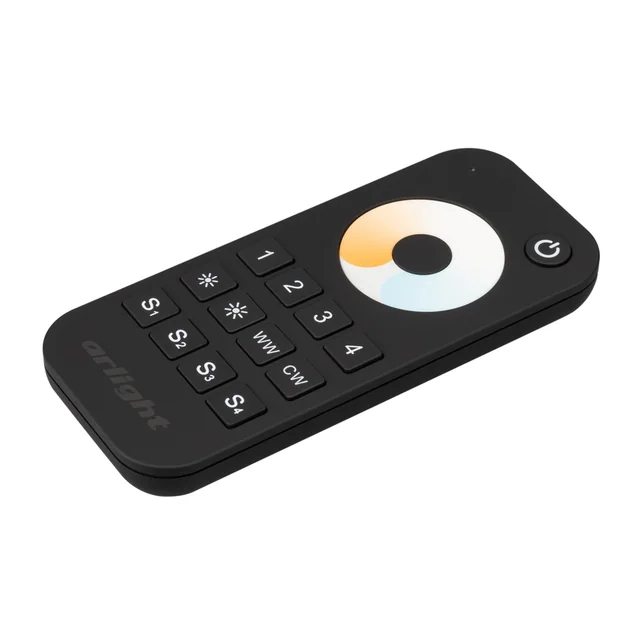 Пульт SMART-R34-MIX Black (4 зоны, 2.4G) (Arlight, IP20 Пластик, 5 лет), артикул 031936