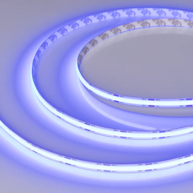 Лента COB-X544-8mm 24V Blue (11.5 W/m, IP20, CSP, 5m) (Arlight, -), артикул 032175(2)