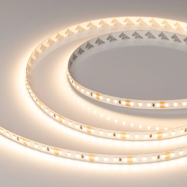 Лента RT-A120-10mm 48V Warm3000 (9.6 W/m, IP20, 2835, 30m) (Arlight, Открытый), артикул 032189