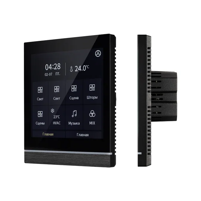 INTELLIGENT ARLIGHT Панель сенсорная KNX-113-40-MULTI-V4-IN (20-30V) (IARL, IP20 Пластик, 2 года), артикул 032386