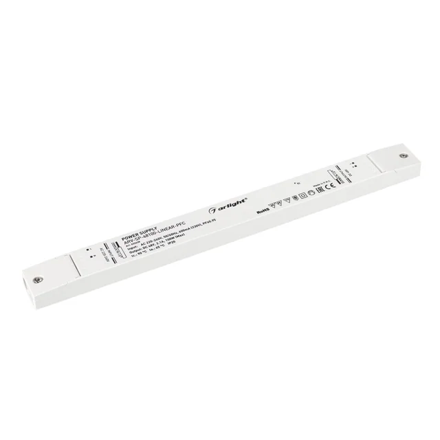 Блок питания ARV-SP-48100-LINEAR-PFC (48V, 2.1A, 100W) (Arlight, IP20 Пластик, 5 лет), артикул 032628