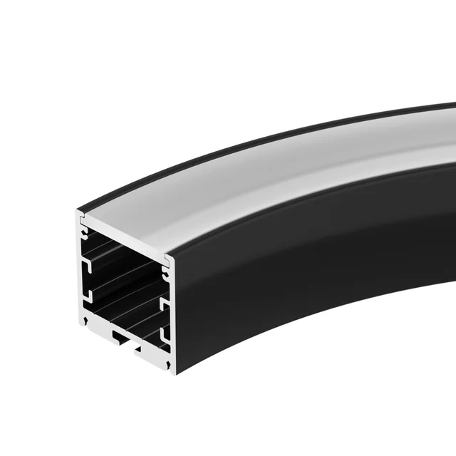 Профиль SL-ARC-3535-D320-A90 BLACK (дуга 1 из 4) (Arlight, Алюминий), артикул 032676