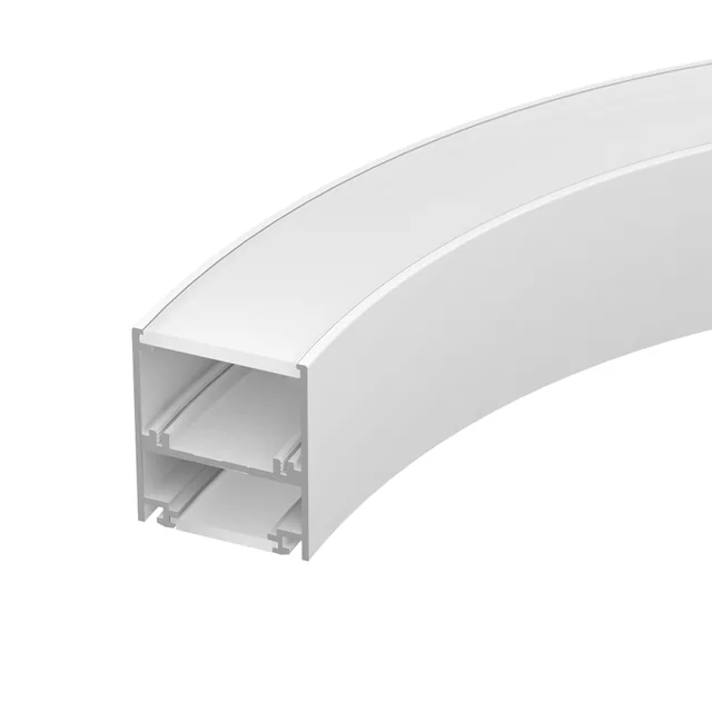 Профиль SL-ARC-5060-D1000-A90 WHITE (дуга 1 из 4) (Arlight, Алюминий), артикул 032694