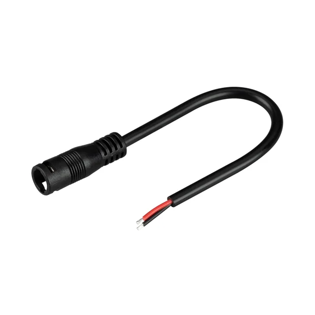 Коннектор выводной DC-MONO-2PIN-L150-F (JACK 5.5, LOCK) (Arlight, -), артикул 032854