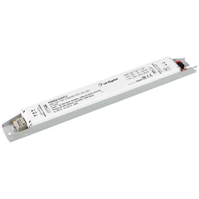 Блок питания ARJ-SP-150-LINEAR-PFC-HV-ADJ (150W, 500-700mA) (Arlight, IP20 Металл, 5 лет), артикул 032902